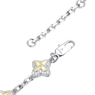 Ensemble de bracelets énergétiques double trèfle