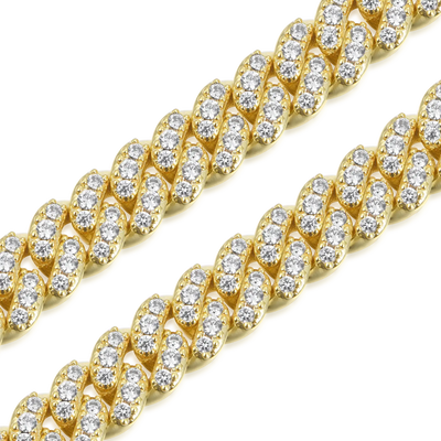 Micro Round Cut Cuban Link Bracelet - 6mm