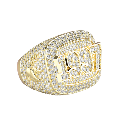 Anillo de campeonato personalizado