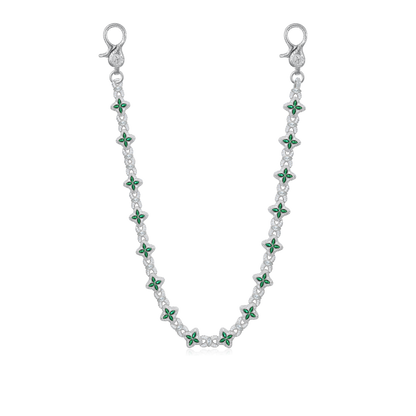 Collier Trèfle Lumineux Moissanite