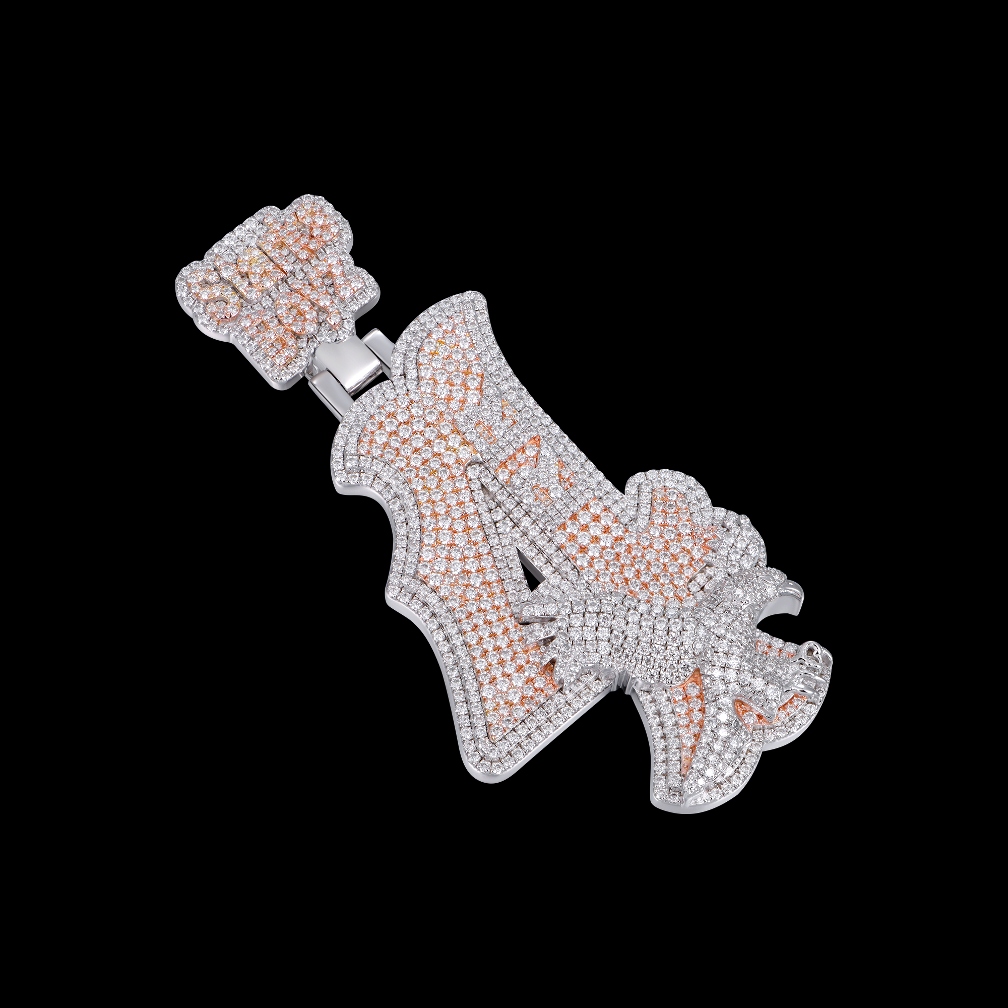 APORRO Premium Custom 4 Layers Number Pendant