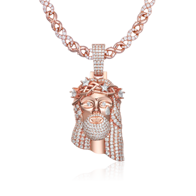 Ciondolo con icona spina stellare & Set di catene