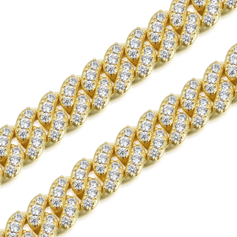 Micro Round Cut Cuban Link Bracelet - 6mm - APORRO