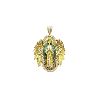 Blessed Mary Halo Winged Pendant