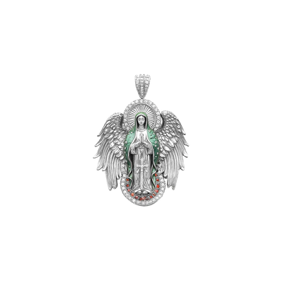 Blessed Mary Halo Winged Pendant