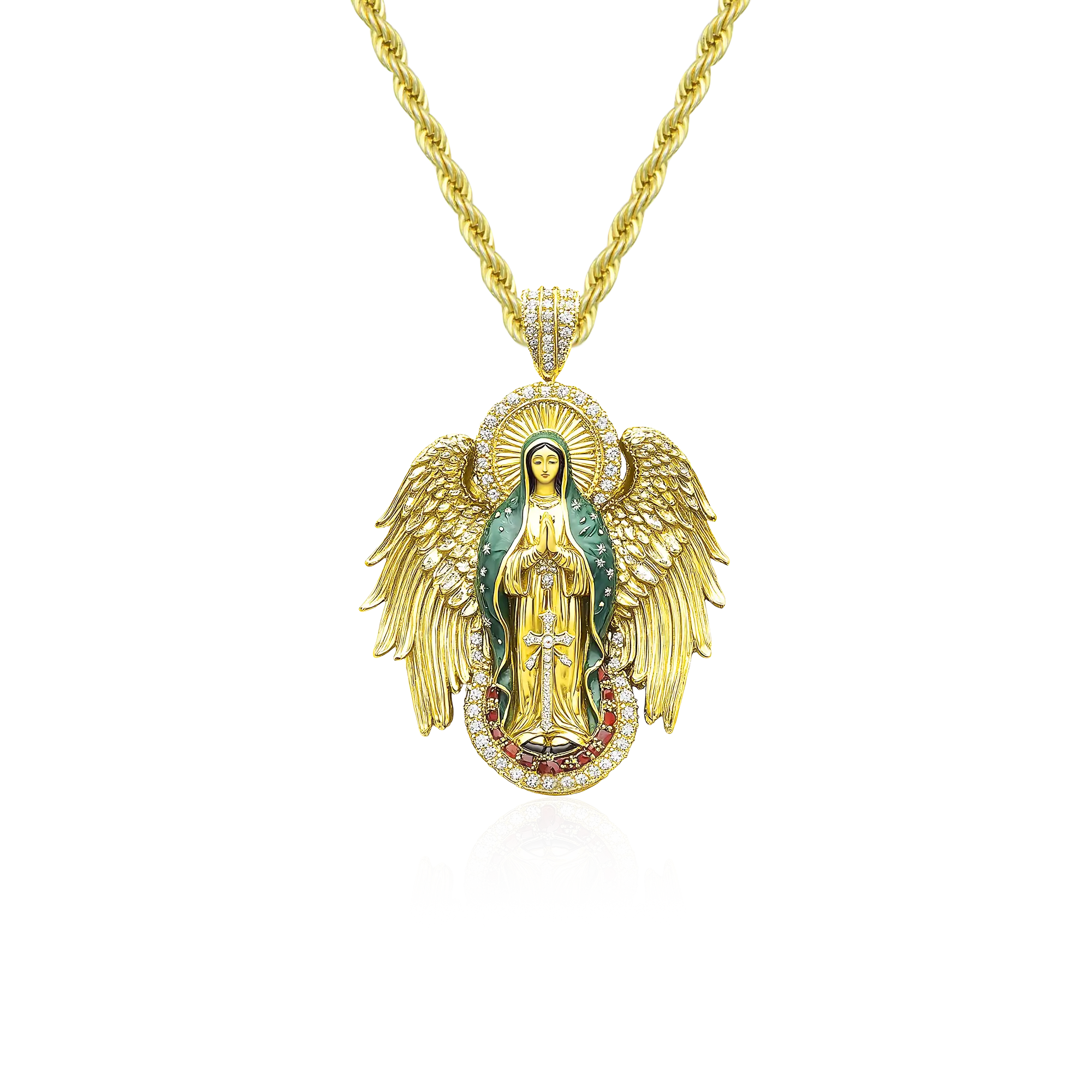 Divine Elegance Mary Pendant & Chain Set
