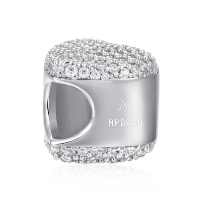 #Style_Heart#Color_White Gold