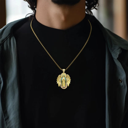 Divine Elegance Mary Pendant & Chain Set