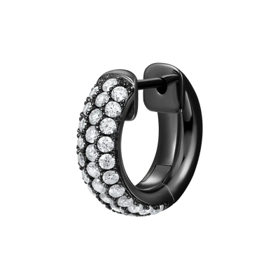 S925 Cluster Hoop Earring