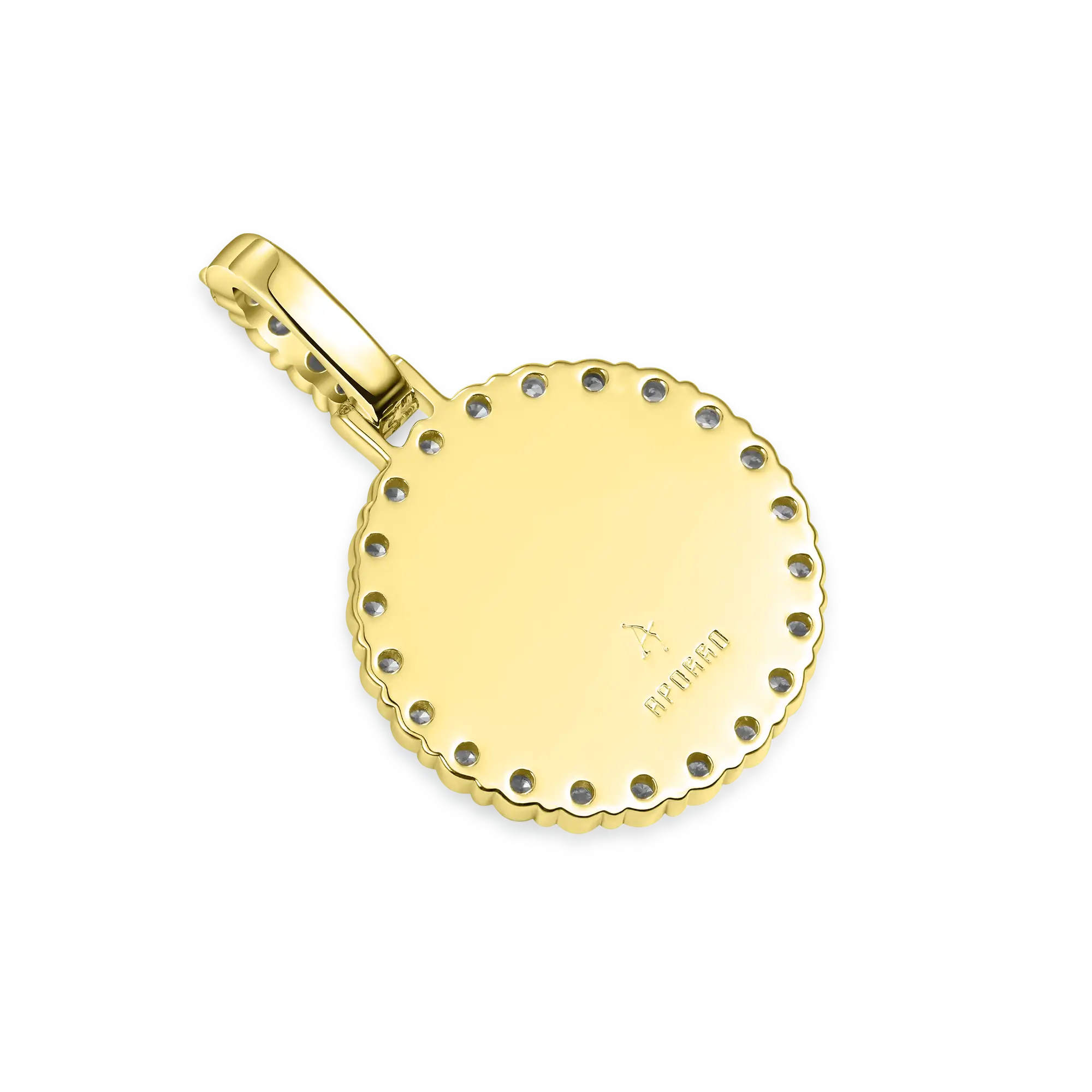 Custom Micro Photo Pendant & Tennis Chain Set