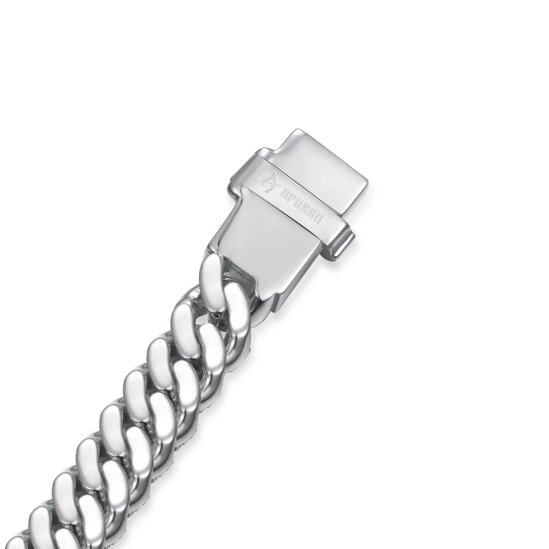 Micro Round Cut Cuban Link Bracelet - 6mm - APORRO