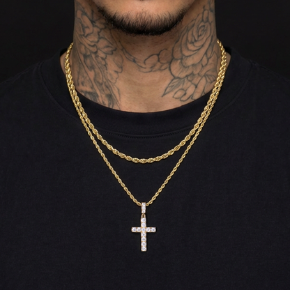 Colgante de cruz Modern Essentials & Juego de cadena