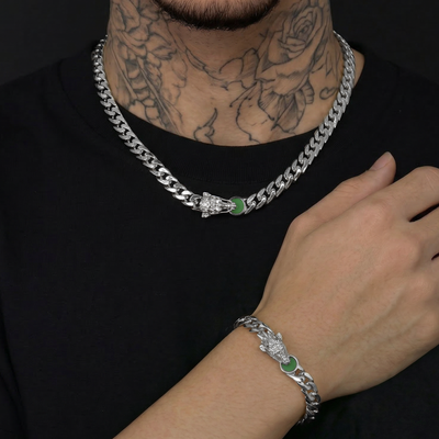WONG Ⅱ Ridge Miami Cuban Chain & Bracelet Set