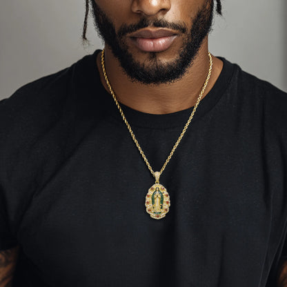 Divine Elegance Mary Pendant & Chain Set