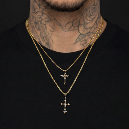 Colgante de cruz Modern Essentials & Juego de cadena