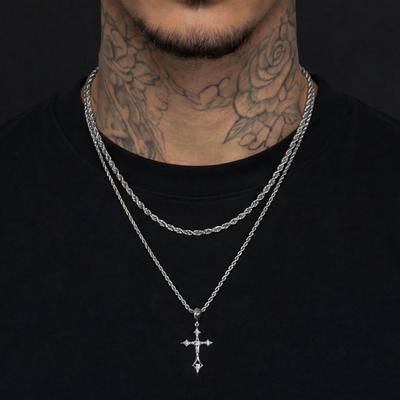 Colgante de cruz de Sanctum & Conjunto de cadena Trinity
