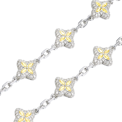 Ensemble de bracelets énergétiques double trèfle