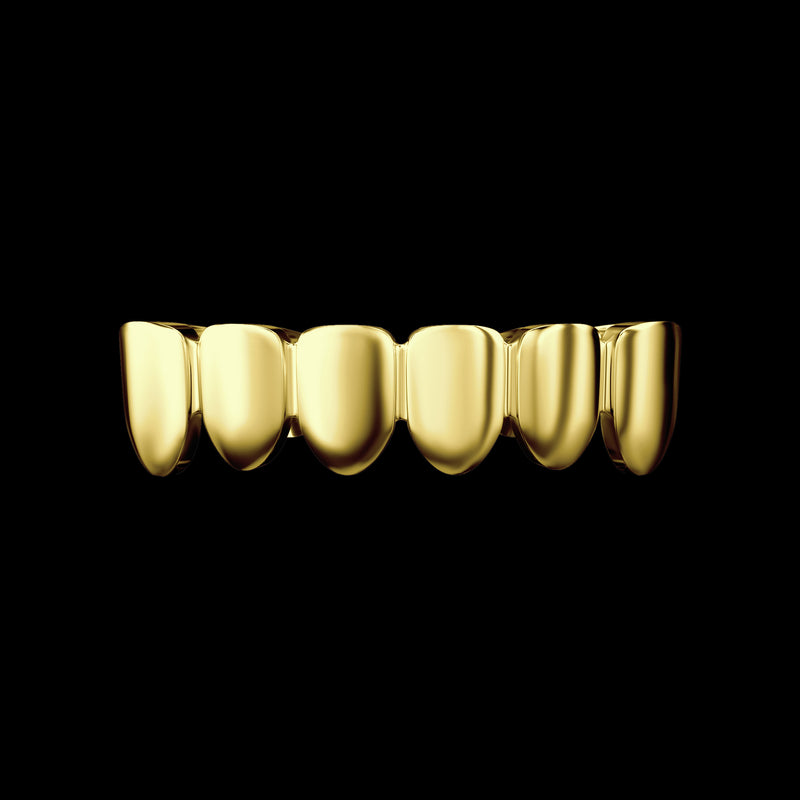 The Classic Gold Grillz - Denti Grillz argento per uomini e donne - APORRO