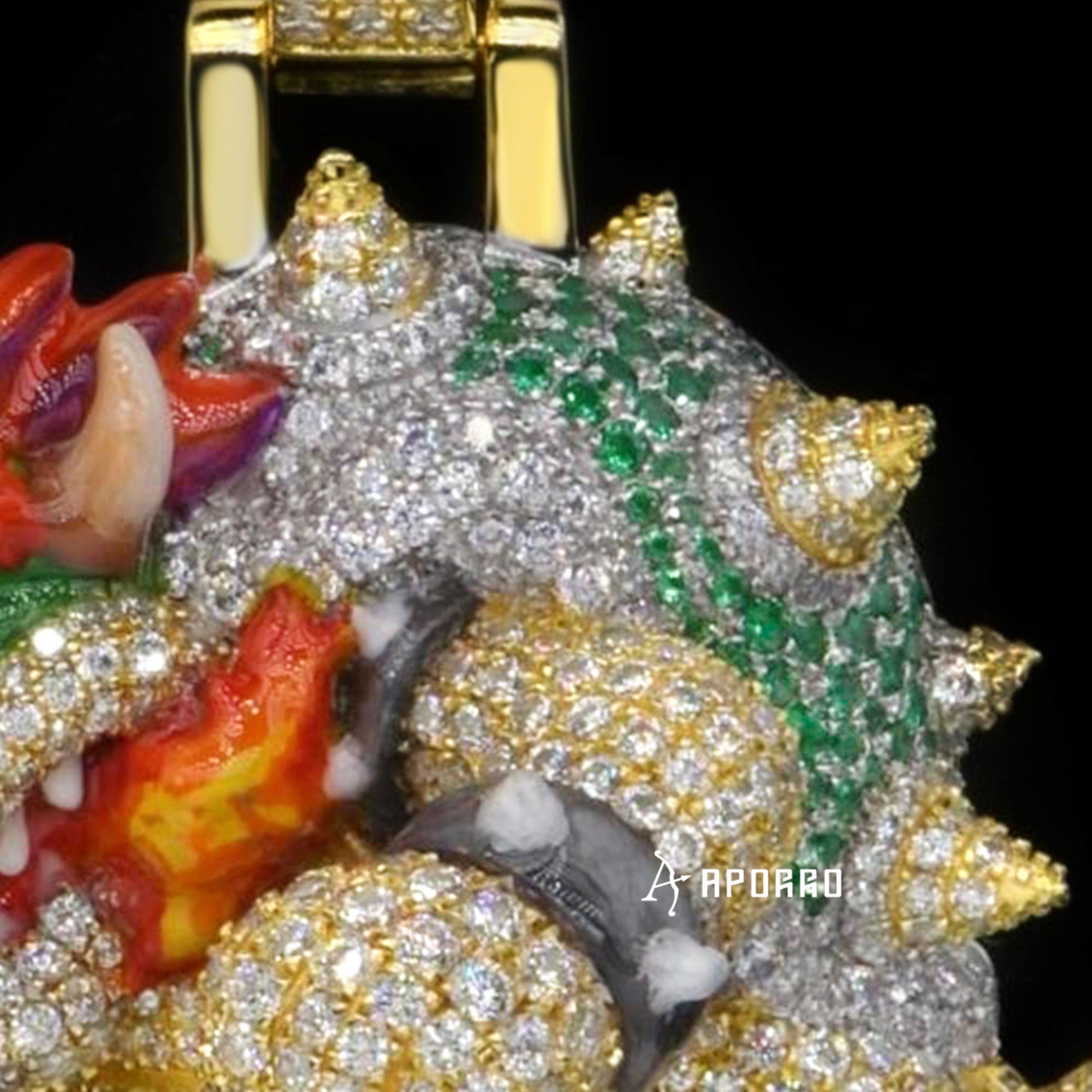 APORRO Premium Custom 3D Bowser Pendant