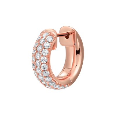 S925 Cluster Hoop Earring