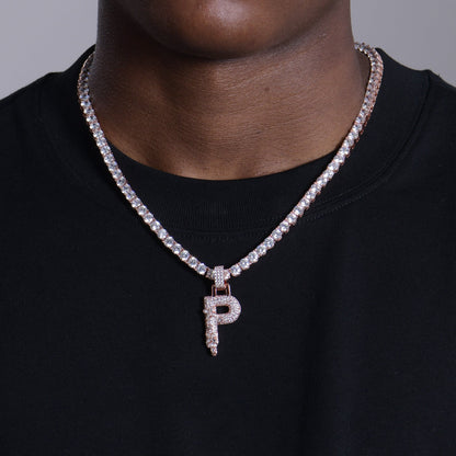 Custom Four Leaf Clover Font Pendant