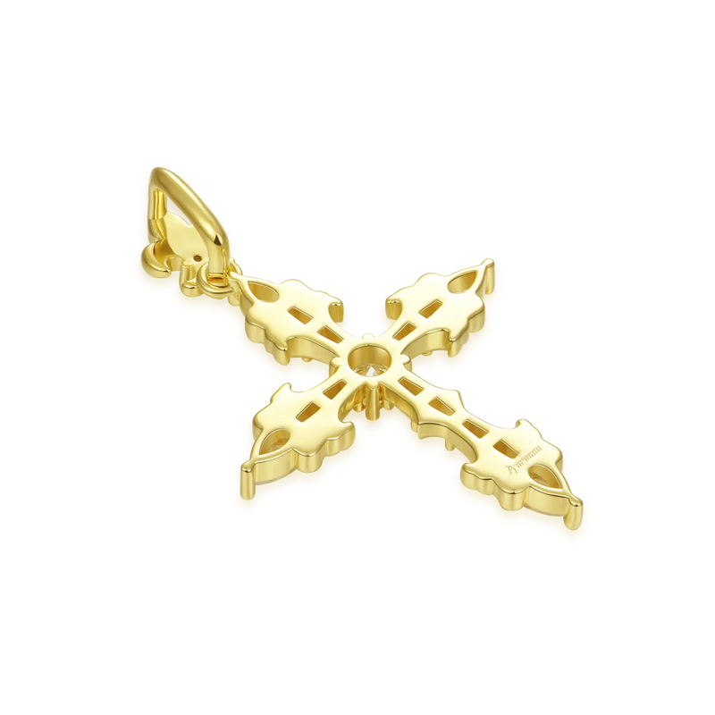 Ciondolo croce Fleur De Lis - APORRO