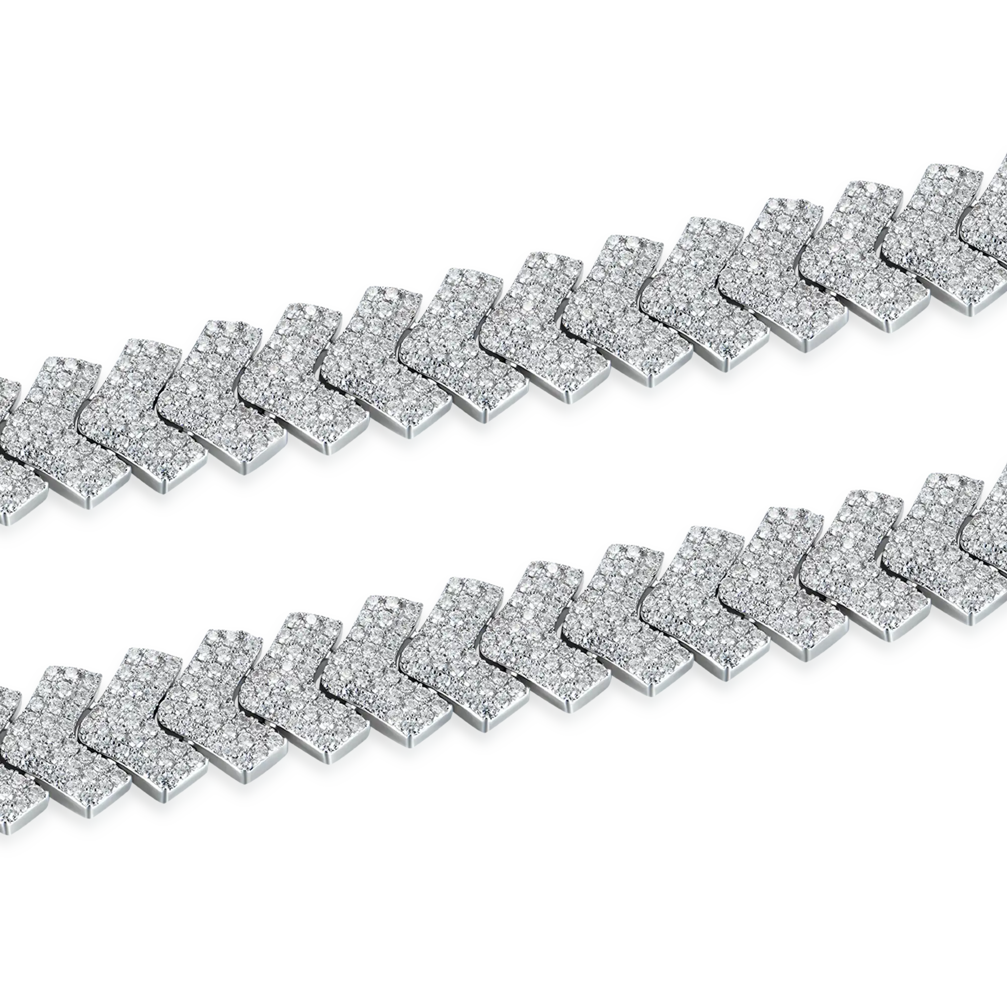 Women's Backbone Cuban Link Chain - 12mm