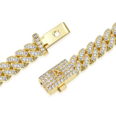 Micro Round Cut Cuban Link Bracelet - 6mm