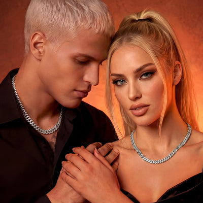 Couple Cuban Chain Set