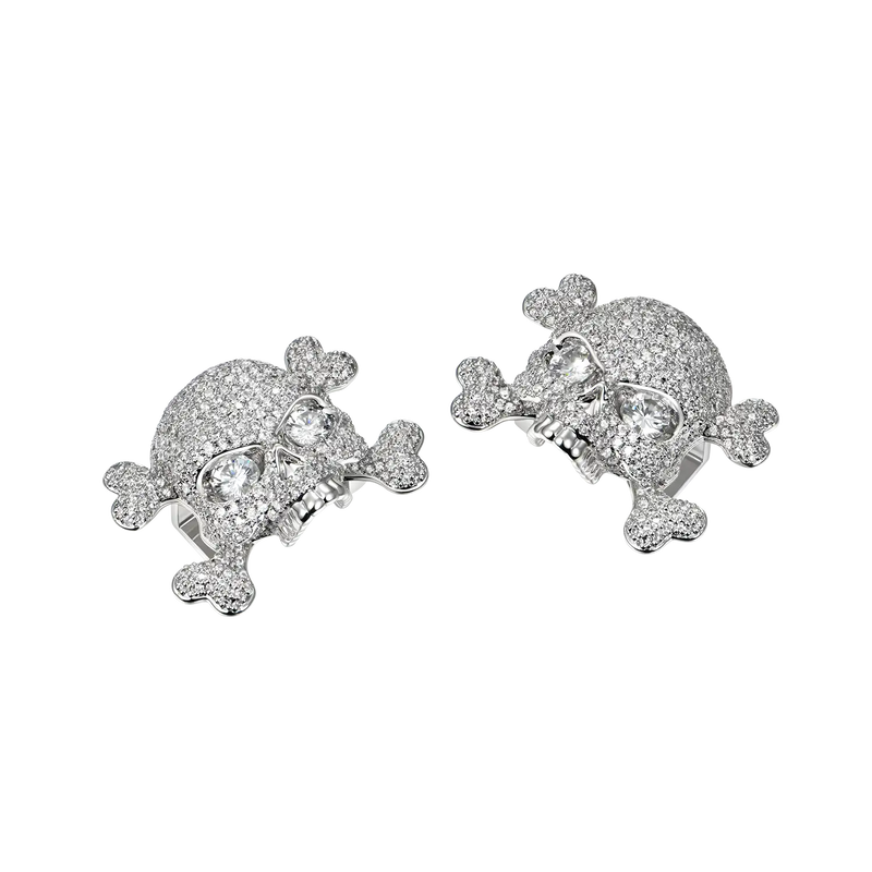 Iced Out Skull lace lock - APORRO