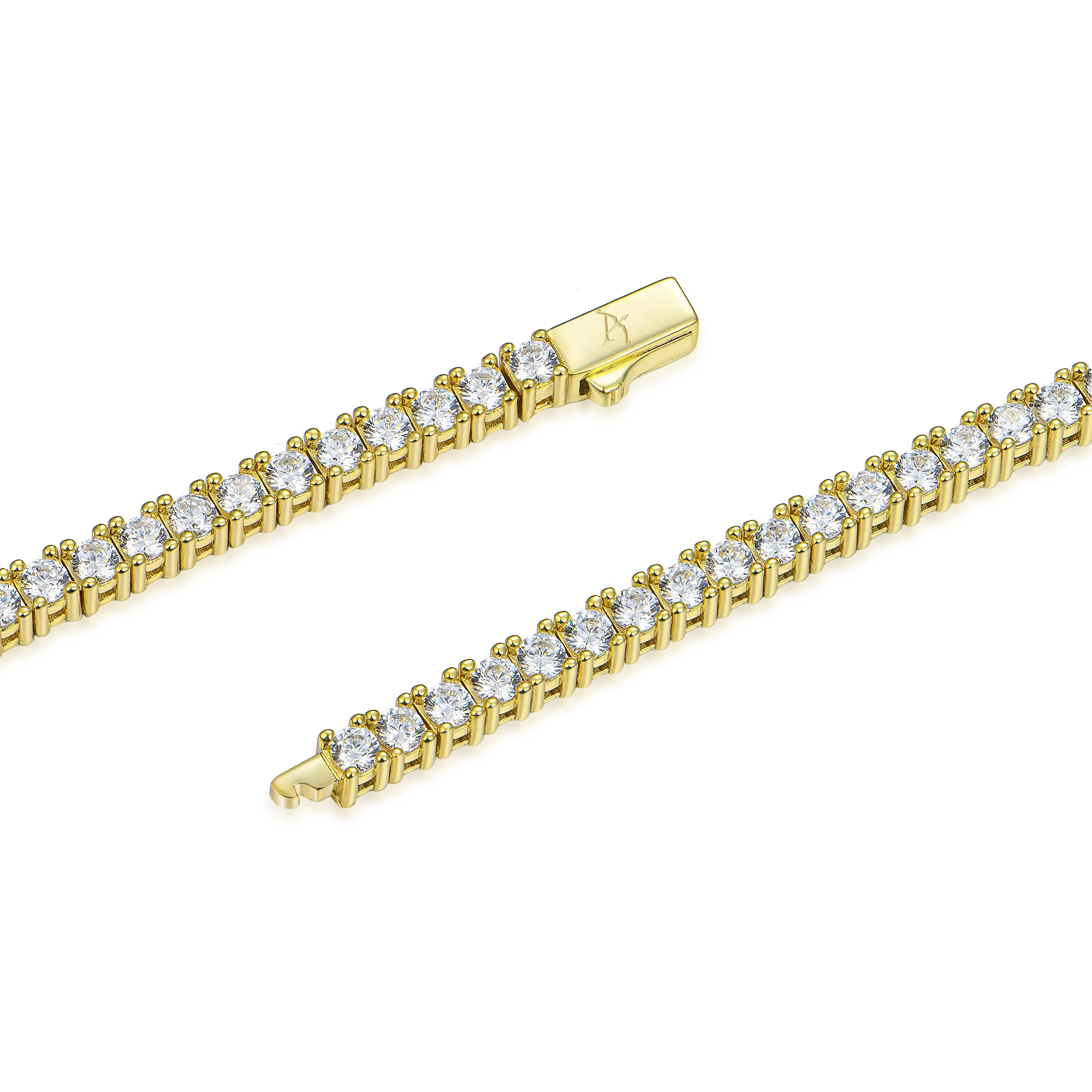 Iced Moissanite Tennis Chain - 3mm