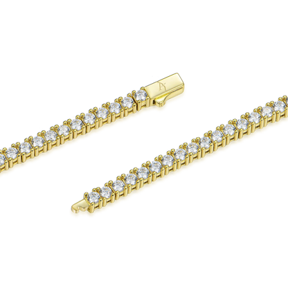 Iced Moissanite Tennis Chain - 3mm