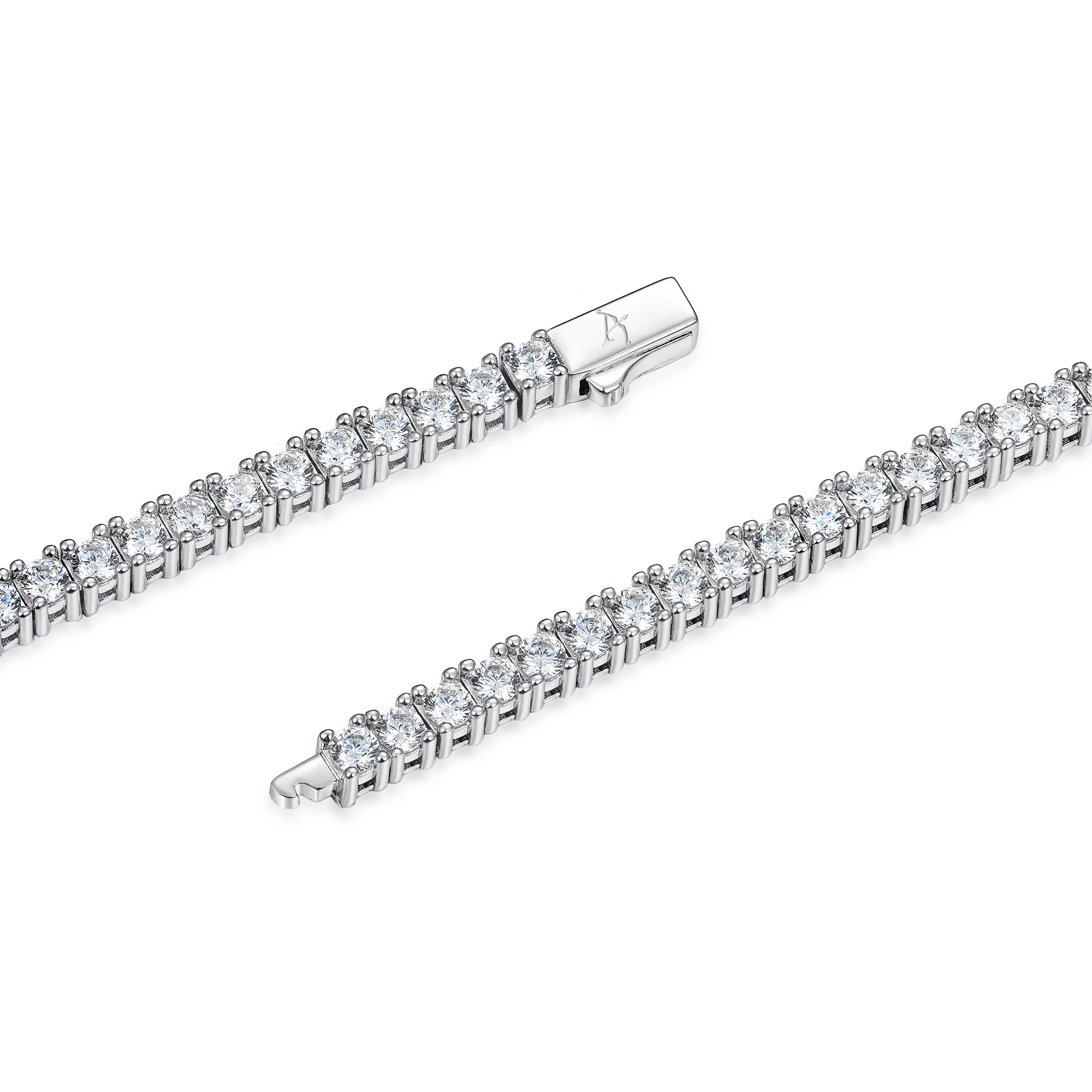 3mm Iced Tennis Chain and Bracelet Gift Set