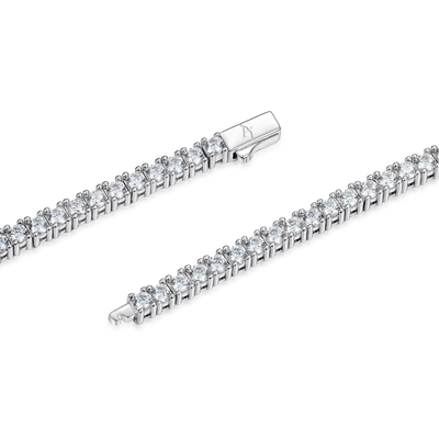 Brass Iced Tennis Chain - 3mm