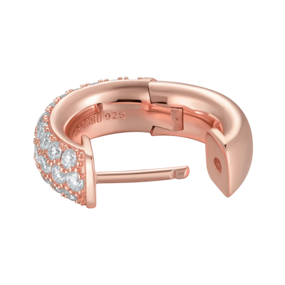 S925 Cluster Hoop Earring