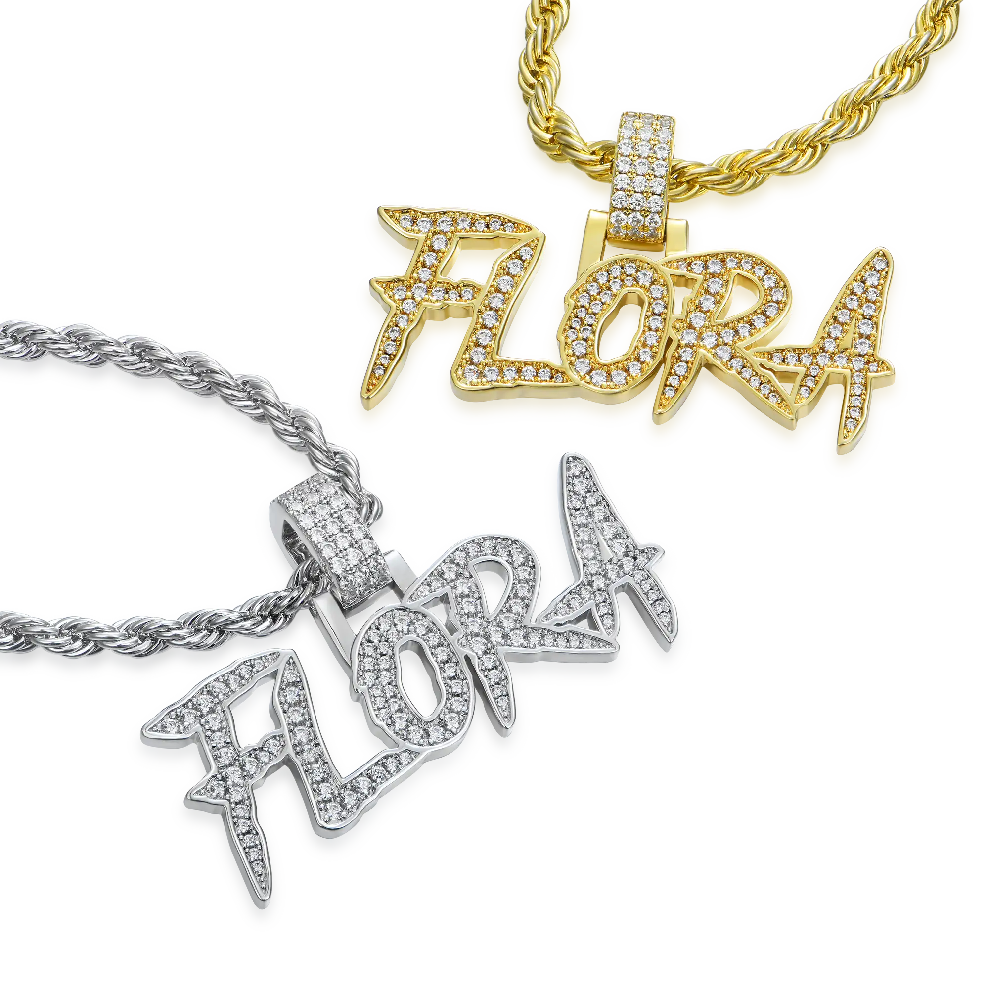 Custom Coke Boys Font Name Pendant