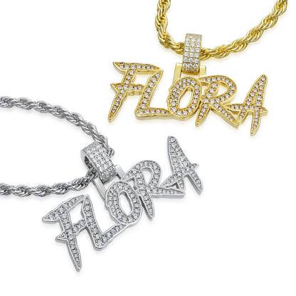 Custom Coke Boys Font Name Pendant