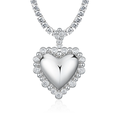 Love Heart Metal Pendant