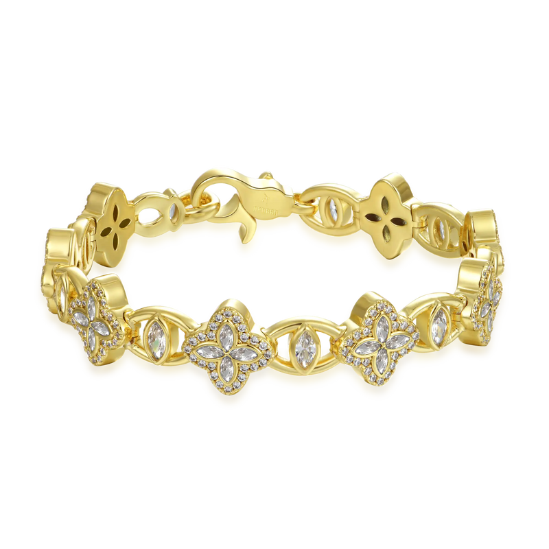 Iced Clover Blessing Bracelet - APORRO