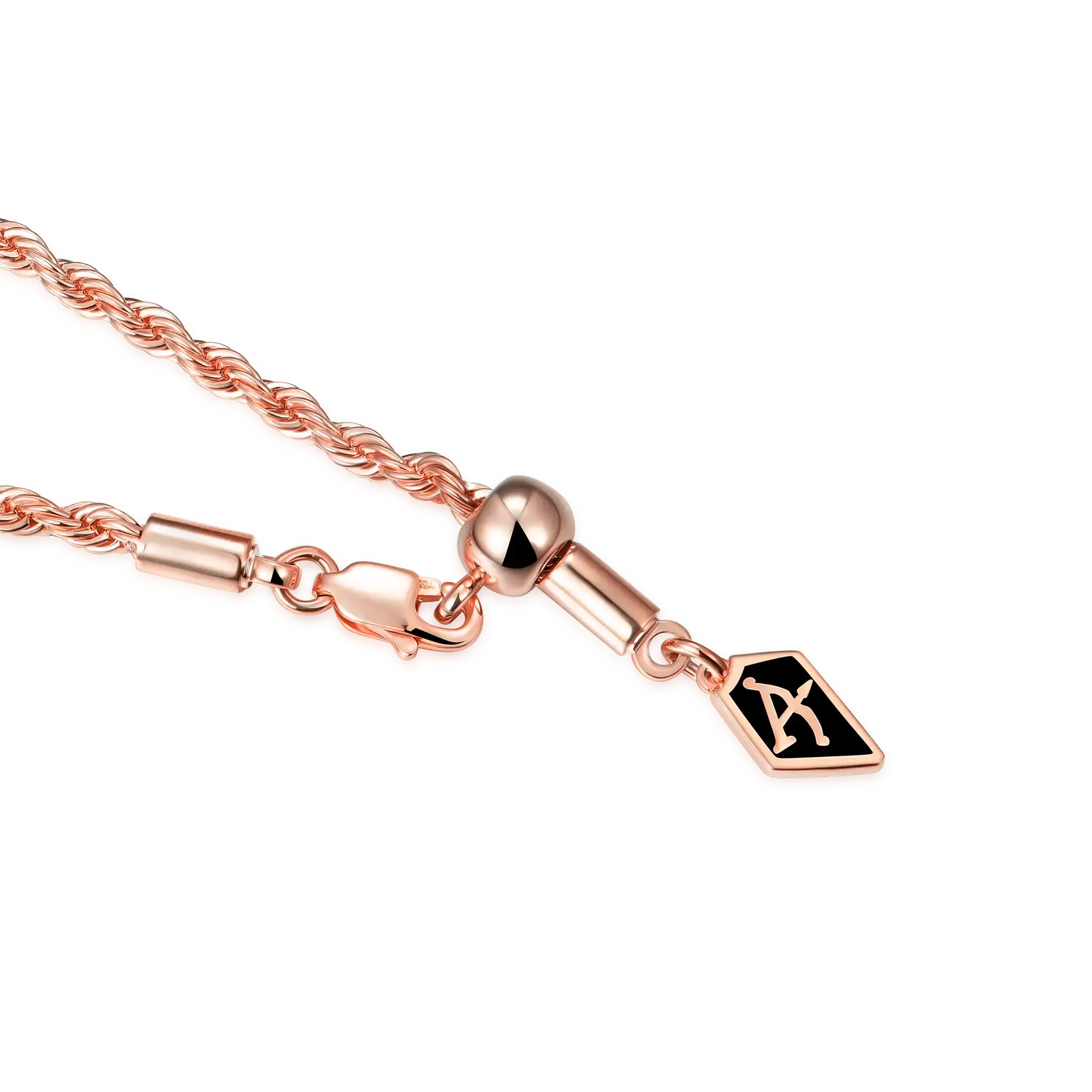 2.5mm Rope Chain - Rose Gold