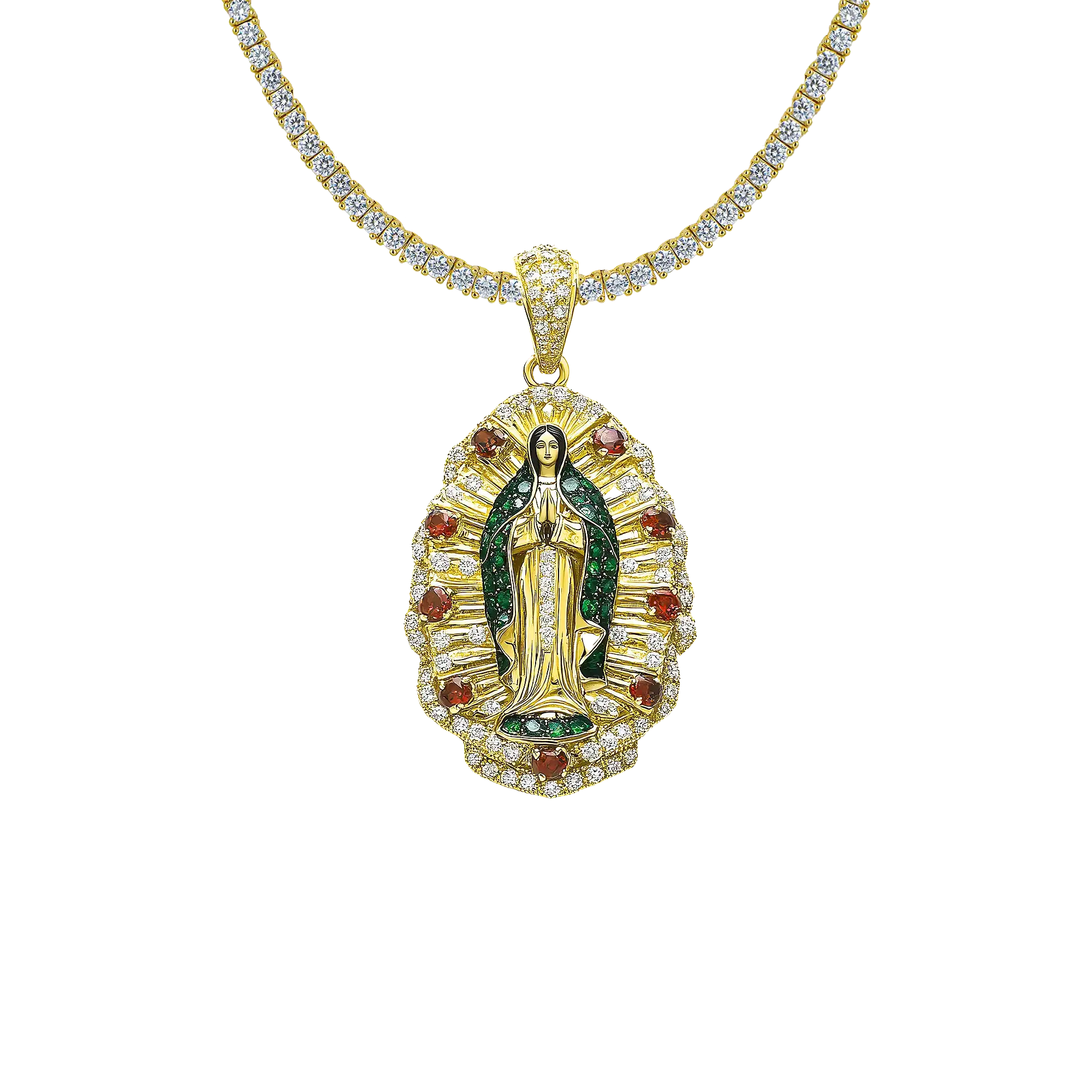 Divine Elegance Mary Pendant & Chain Set