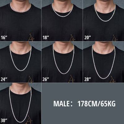 5mm Iced Tennis Chain