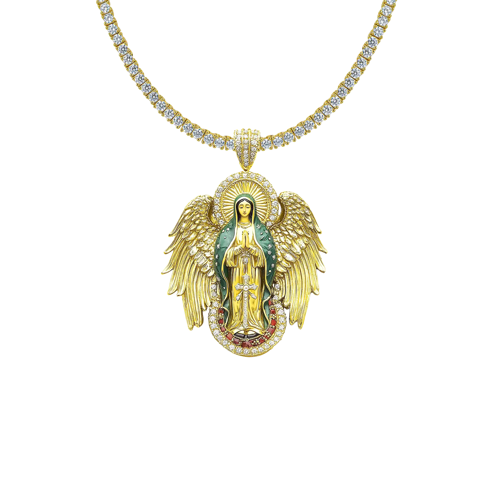 Divine Elegance Mary Pendant & Chain Set