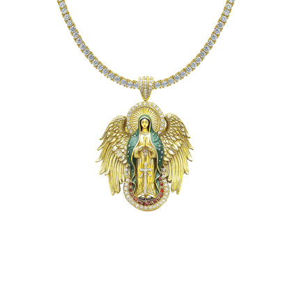Divine Elegance Mary Pendant & Chain Set