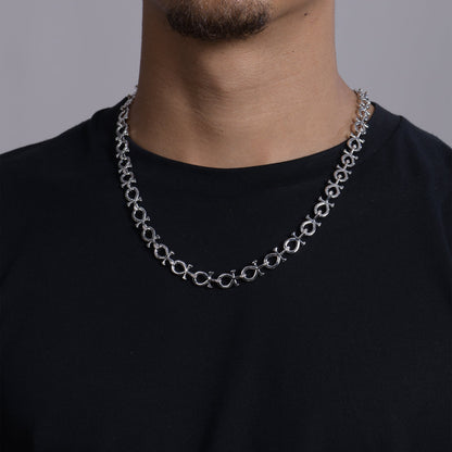 Chaîne à lunette marquise glacée Anka