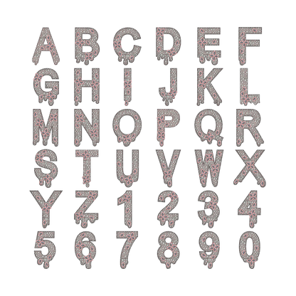 Custom Four Leaf Clover Font Pendant