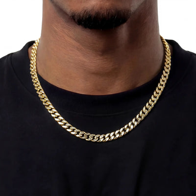 Moissanite Cuban Link Chain - 8mm