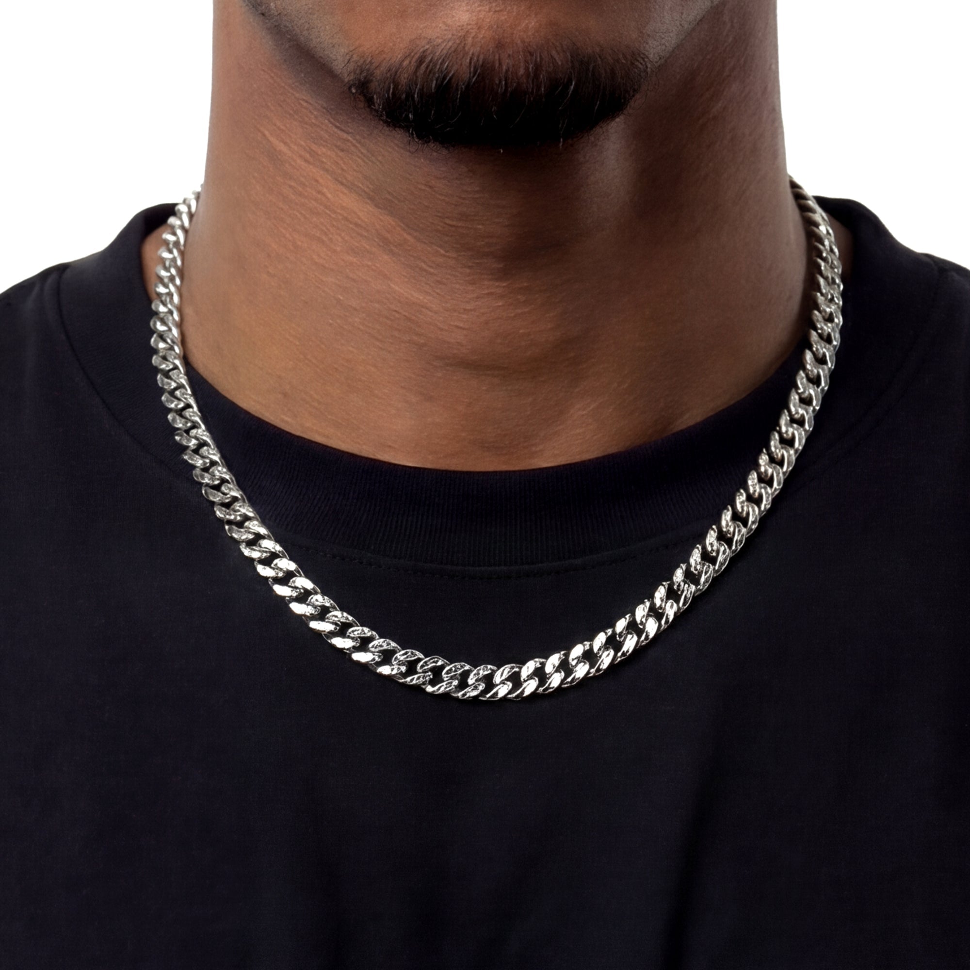 Moissanite Cuban Link Chain - 8mm