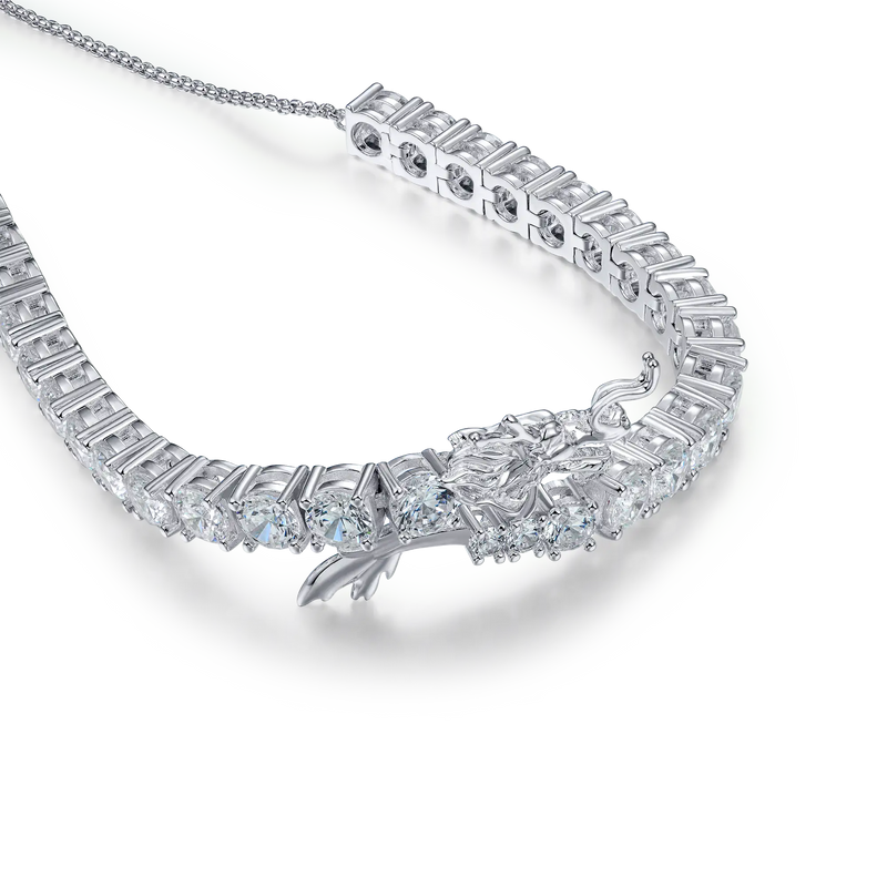 WONG Adjustable Dragon Tennis Bracelet - APORRO
