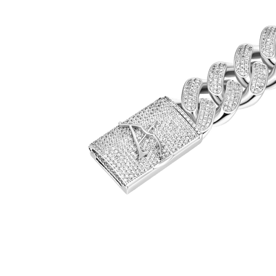 19mm Aporro A® Box Clasp Cuban Link Bracelet